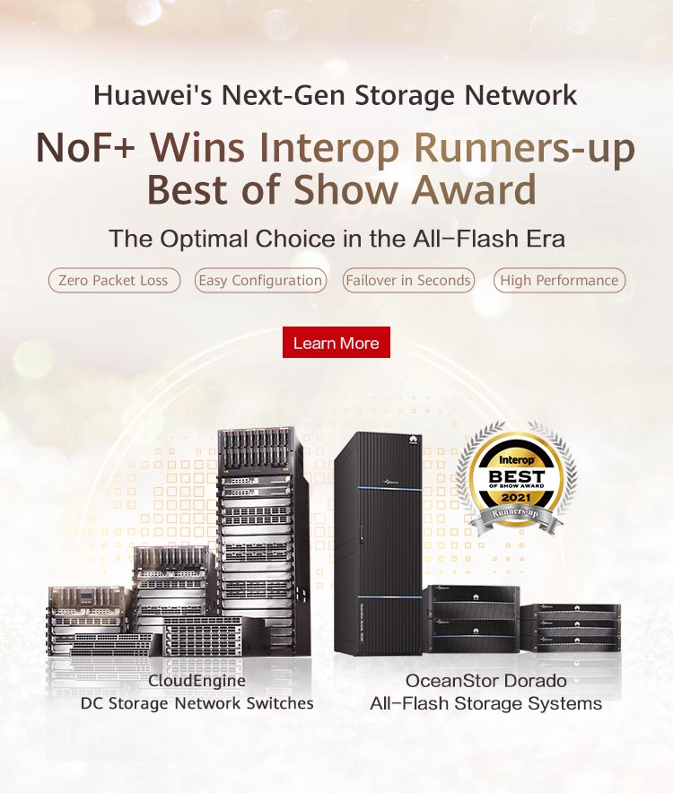 Huawei OceanStor Storage Wins Best of Show Awards at Interop Tokyo 2021_bg